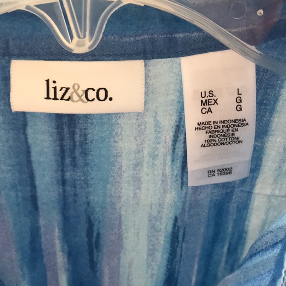 Liz & Co Pleated Pullover Blouse - Picture 3 of 3